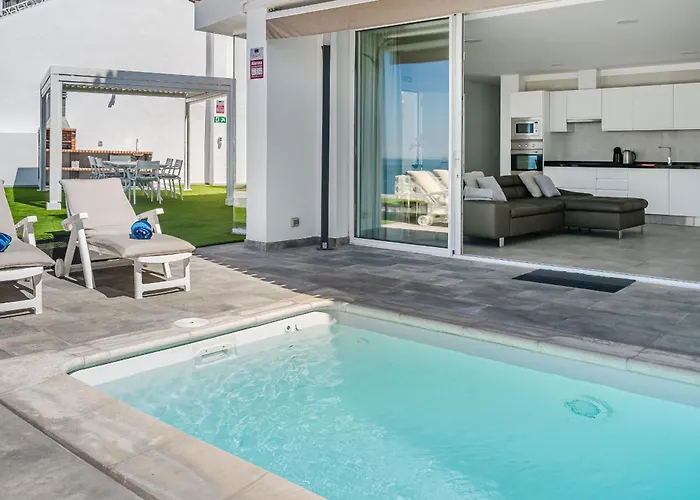 Σπίτι διακοπών Fabuloso Con Vista Panoramica Y Piscina Privada. Acantilado de los Gigantes