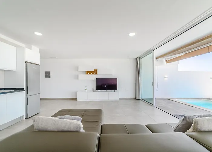 בית נופש Fabuloso Con Vista Panoramica Y Piscina Privada. אקנטילדו דה לוס גיגנטס
